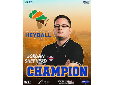 JORDAN SHEPHERD yog 2025 WPA AFRICAN HEYBALL OPEN CHAMPION! cov