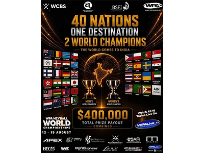 Theem yog teem rau WPA Heyball World Championship 2026. 8 Hnub Mus !!
